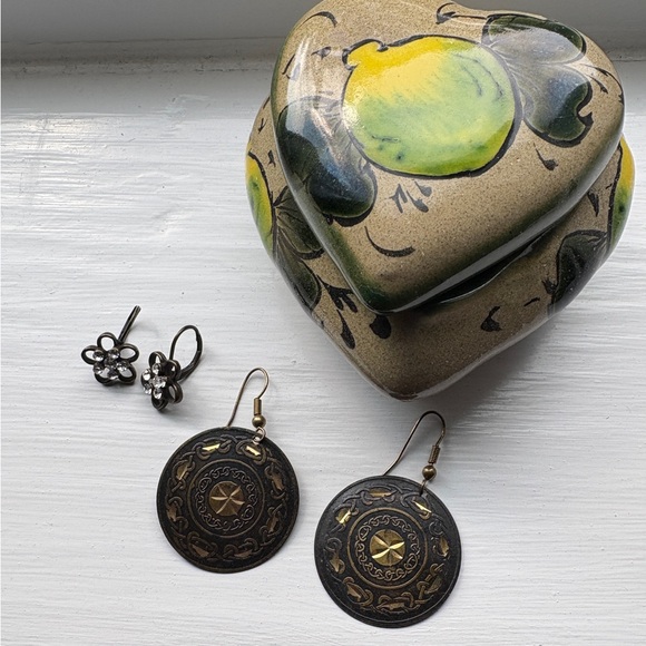 Vintage BUNDLE Mexican earrings. New! - Picture 3 of 7